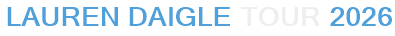 Lauren Daigle Tour 2026